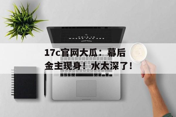 17c官网大瓜：幕后金主现身！水太深了！